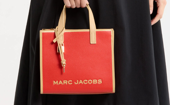 Marc Jacobs Bicolor Border Bold Grind Mini Tote Marc Jacobs Bicolor Border Bold Grind Mini Tote