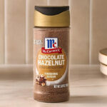 McCormick Chocolate Hazelnut Finishing Sugar on a Table