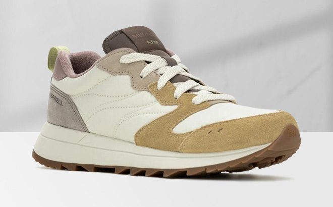 Merrell Womens Alpine 83 Sneaker on the Table