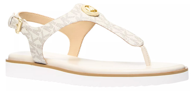 Michael Kors Womens Val Thong Flat Sandals