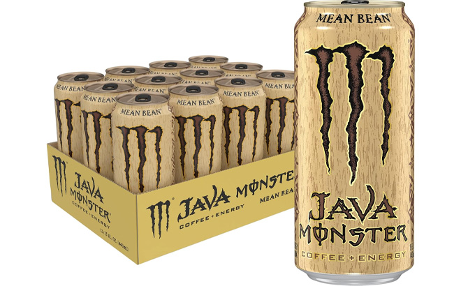 Monster Energy Java Monster Mean Bean CoffeeEnergy Drink 12 Pack