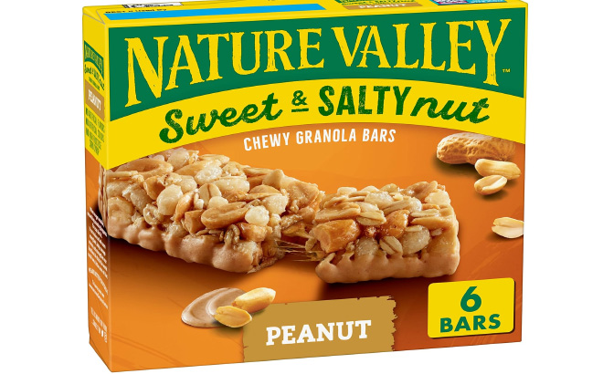 Nature Valley Sweet and Salty Nut Granola Bars 6 Bars