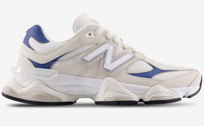 New Balance 9060 Mens Shoe in White and Blue New Balance 9060 Mens Shoe in White and Blue