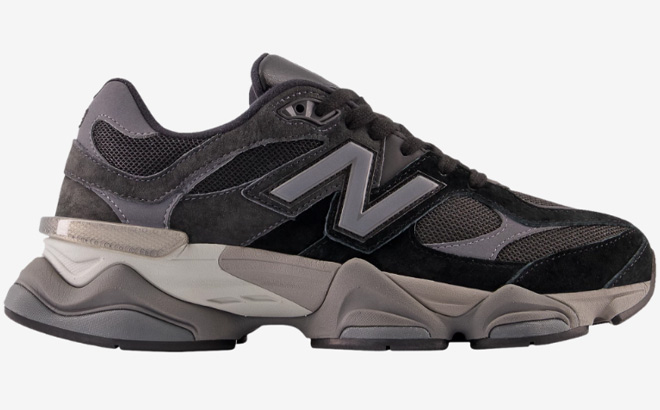 New Balance 9060 Womens Shoe in Black and Grey New Balance 9060 Womens Shoe in Black and Grey