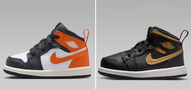 Nike Jordan 1 Mid Baby Toddler Shoes Nike Jordan 1 Mid Baby Toddler Shoes