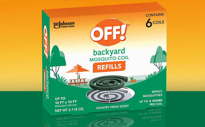 OFF Backyard Mosquito Repellent Coil Refills 6 Pack