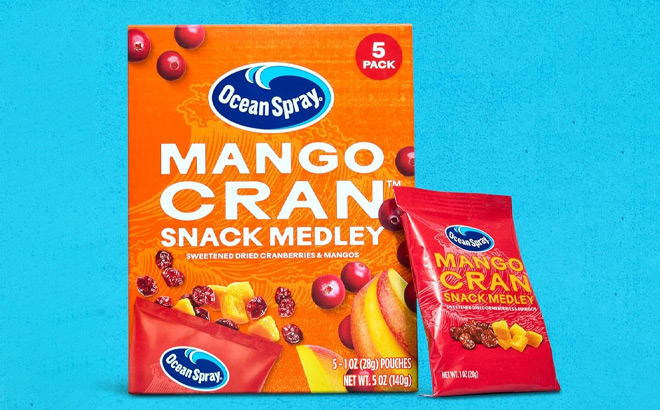 Ocean Spray Fruit Snack 5 Count Ocean Spray Fruit Snack 5 Count