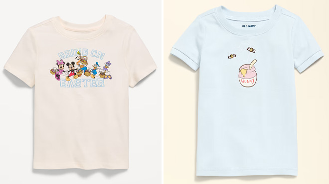 Old Navy Disney Mickey Friends Easter Unisex Graphic T Shirt and Winnie the Pooh Snug Fit Pajama T Shirt for Toddler Old Navy Disney Mickey Friends Easter Unisex Graphic T Shirt and Winnie the Pooh Snug Fit Pajama T Shirt for Toddler