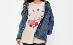 Old Navy Womens Ford Bronco Oversized Tunic T Shirt