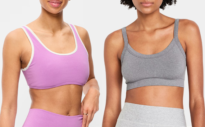 Old Navy Womens PowerChill and Fluid Seamless Ribbed Sports Bra Old Navy Womens PowerChill and Fluid Seamless Ribbed Sports Bra