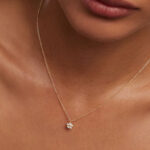 PDPAOLA at Zales Cubic Zirconia Daisy Pendant in Sterling Silver with 18K Gold Plate