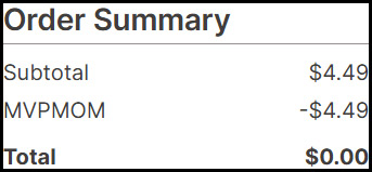 Photo Print Order Summary