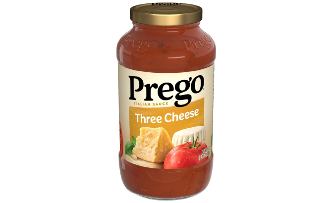 Prego Three Cheese Pasta Sauce 1 Prego Three Cheese Pasta Sauce 1