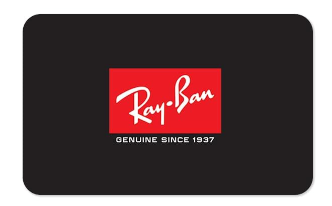Ray Ban eGift Card Ray Ban eGift Card