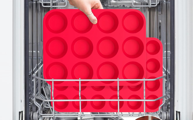 Redfly Silicone Muffin Pans 2 Pack