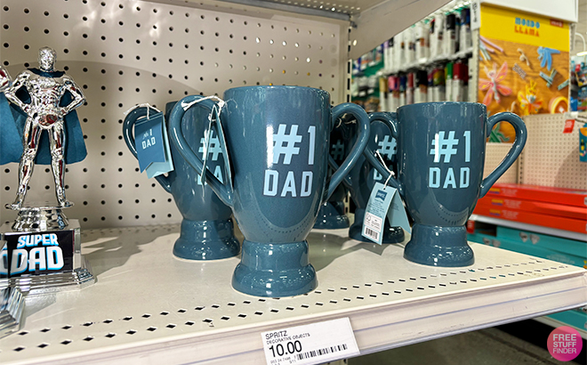 Spritz Fathers Day 1 Dad Ceramic Trophy