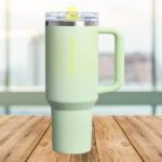 Stanley 40 Ounce The Quencher ProTour Flip Straw Tumbler on the Table