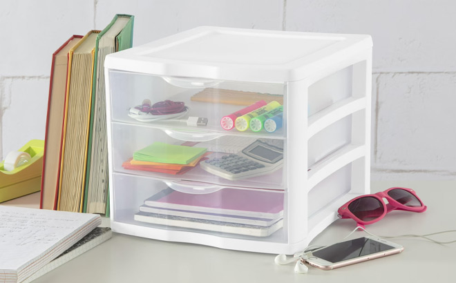 Sterilite 3 Drawer Unit 2 Pack