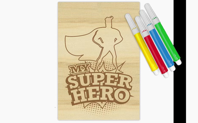 Super Hero Plaque
