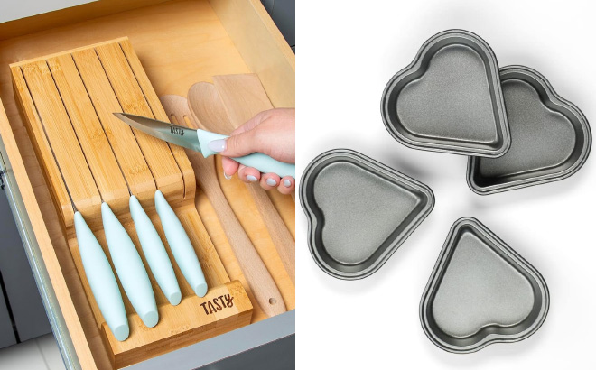 Tasty In Drawer Kitchen Knife Set Tasty In Drawer Kitchen Knife Set
