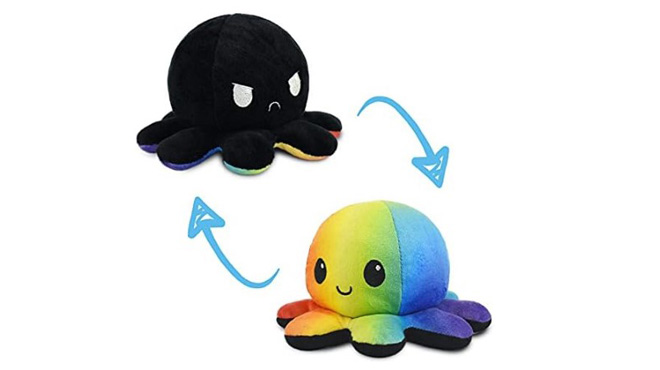 TeeTurtle Reversible Octopus Plushie