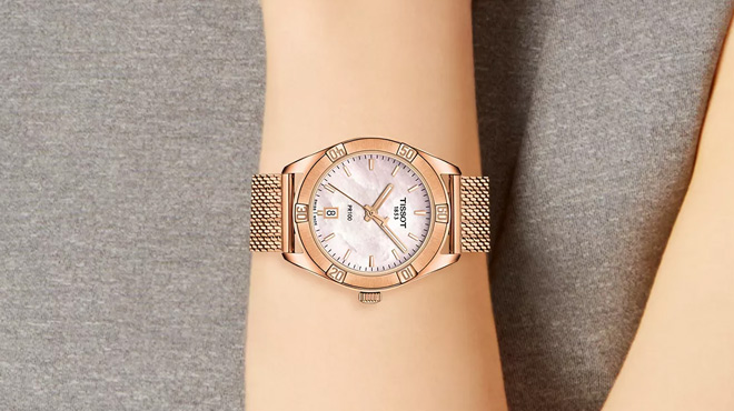 Tissot Womens 36mm Swiss PR 100 Sport Chic T Classic Watch