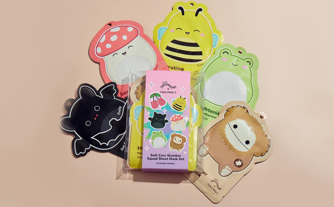 Tonymoly x Squishmallows 5 Piece Mask Set