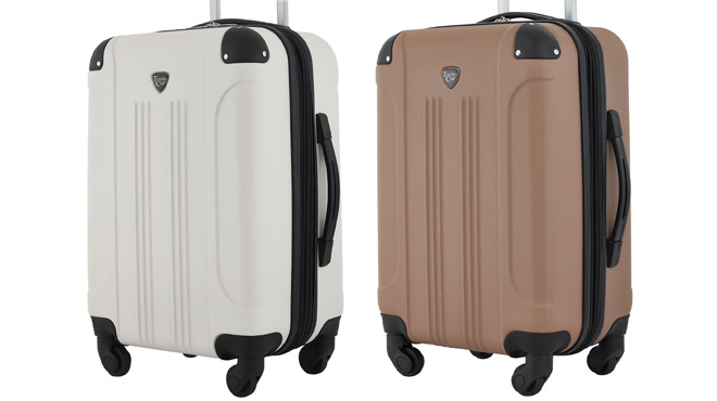 Travelers Club 20 Expandable Hard Side Spinner Rolling Luggage Travelers Club 20 Expandable Hard Side Spinner Rolling Luggage