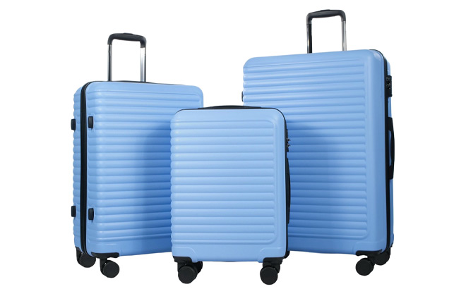 Travelhouse 3 Piece Hardside Luggage Set