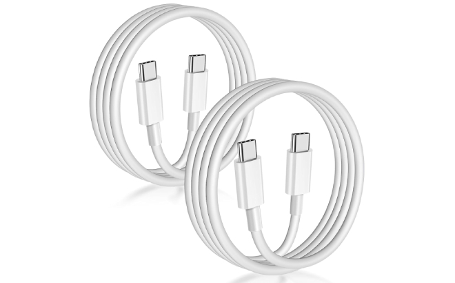 USB C to USB C Cable 2 Pack 1