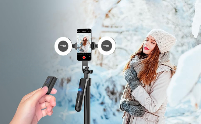USKEYVISION Auto Face Tracking Tripod 360 Rotation