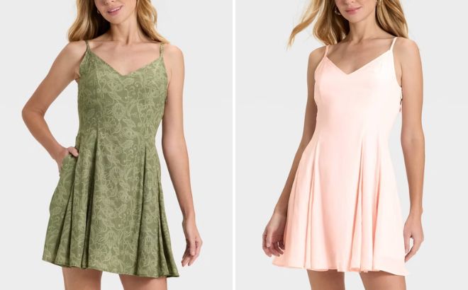 Universal Thread Womens Sleeveless Mini Slip Dress Universal Thread Womens Sleeveless Mini Slip Dress