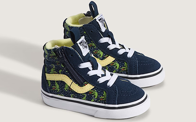 VANS Toddler Sk8 Hi Side Zip Shoes