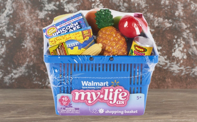 Walmart Miniature Shopping Basket
