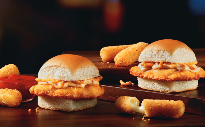 White Castle Garlic Parm Chicken Sliders