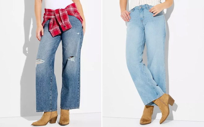 Wild Fable Womens Low Rise Baggy Curvy Jeans Wild Fable Womens Low Rise Baggy Curvy Jeans