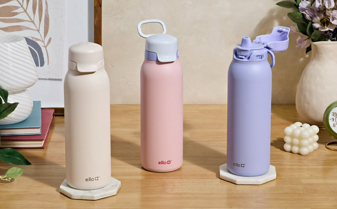 3 Water Bottles