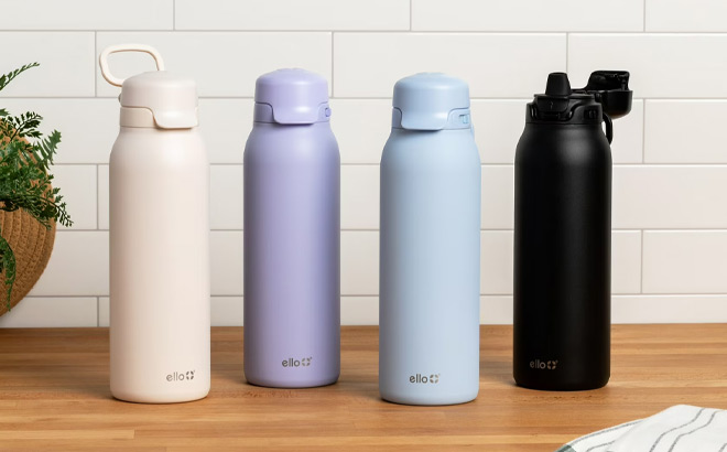 4 Water Bottles