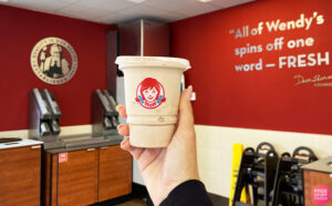 A Person Holding Wendys Frosty