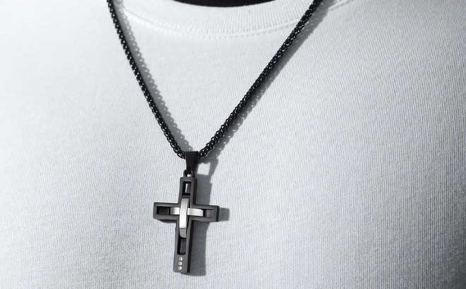 APSVO Mens Cross Necklace