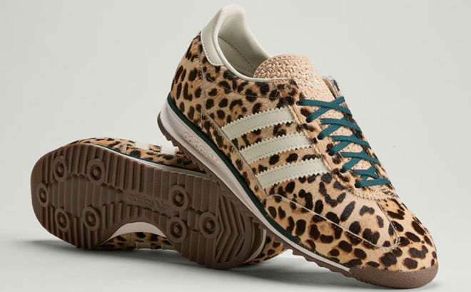 Adidas Leopard Print SL 72 OG Womens Shoes