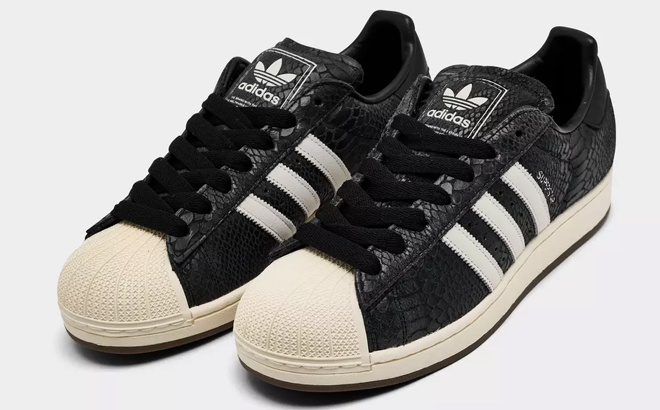 Adidas Mens Originals Superstar II SE Croc Casual Shoes