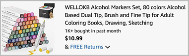 Alcohol Markers 80 Count Screenshot Alcohol Markers 80 Count Screenshot