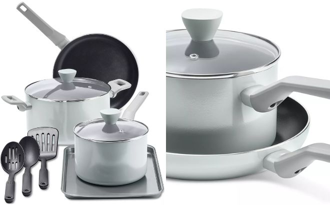 Arch Studio Aluminum Nonstick 9 Piece Cookware Set