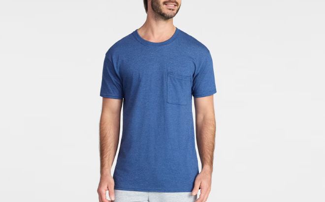 Athletic Works Mens Pocket Tee