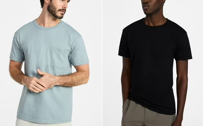 Athletic Works Mens Pocket Tees