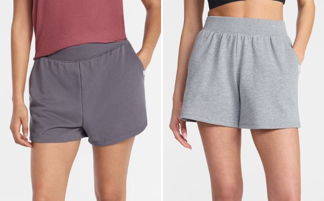 Athletic Works Womens French Terry Shorts Athletic Works Womens French Terry Shorts