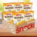 Baked Ruffles Cheddar and Sour Cream 60 Pack on the Table