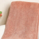 Barefoot Dreams Stacked Rib Border Blanket