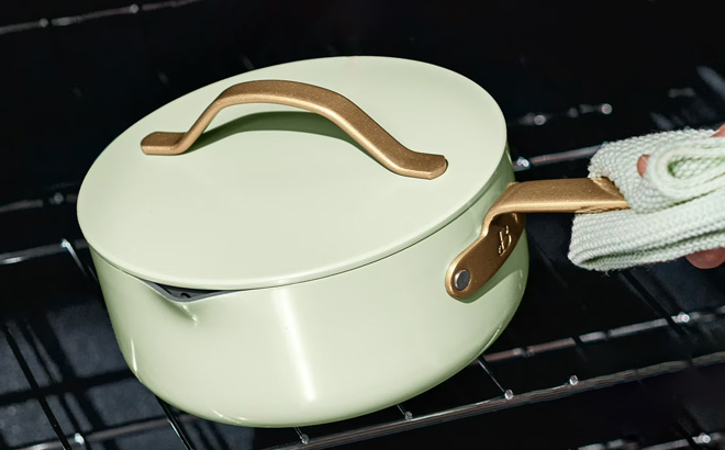Beautiful by Drew Barrymore 3 Quart Covered Sauce Pan with Lid
